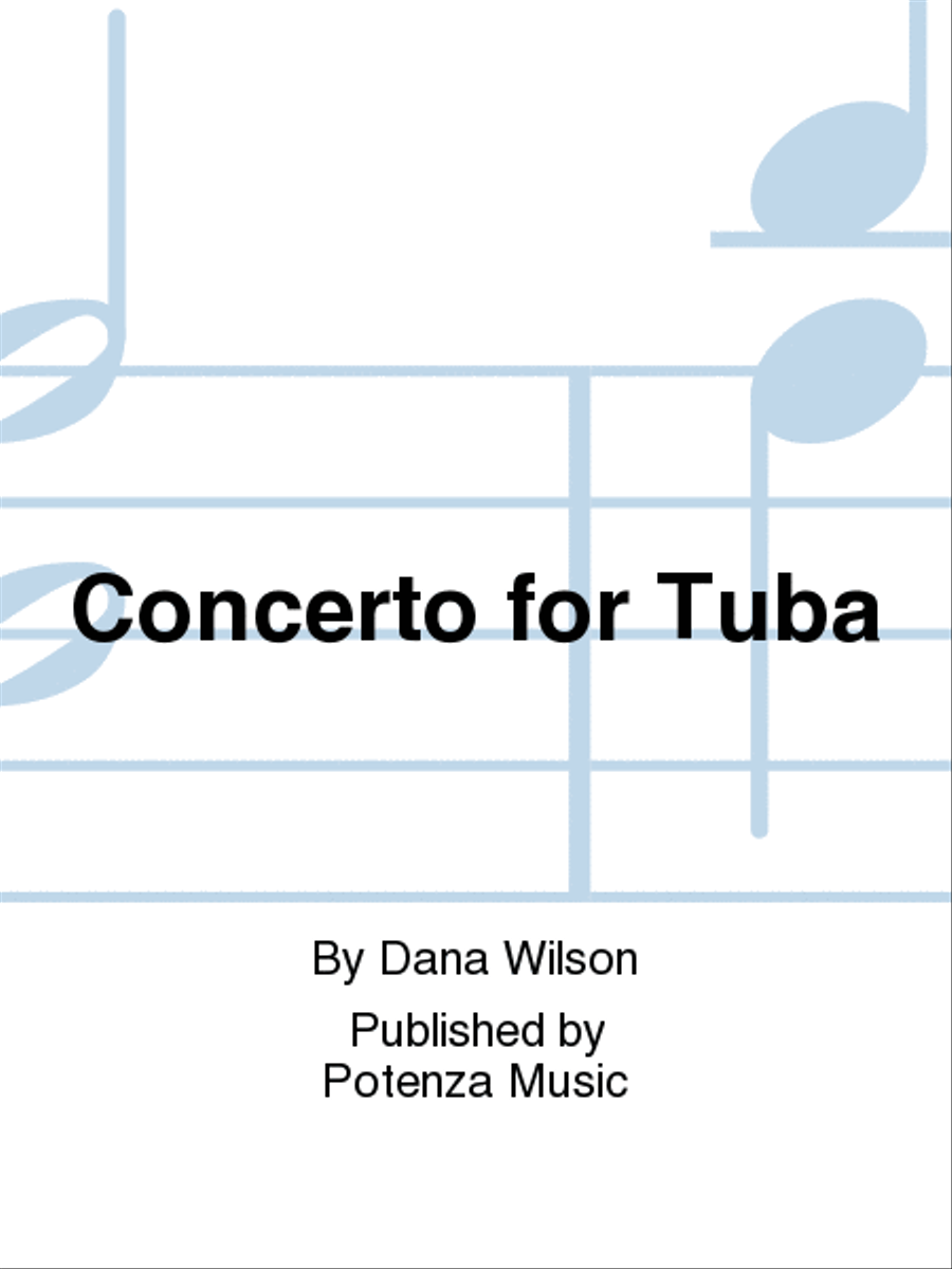 Concerto for Tuba Concerto for Tuba Tuba scores gallery preview page 1