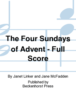 Book cover for The Four Sundays of Advent - Full Score