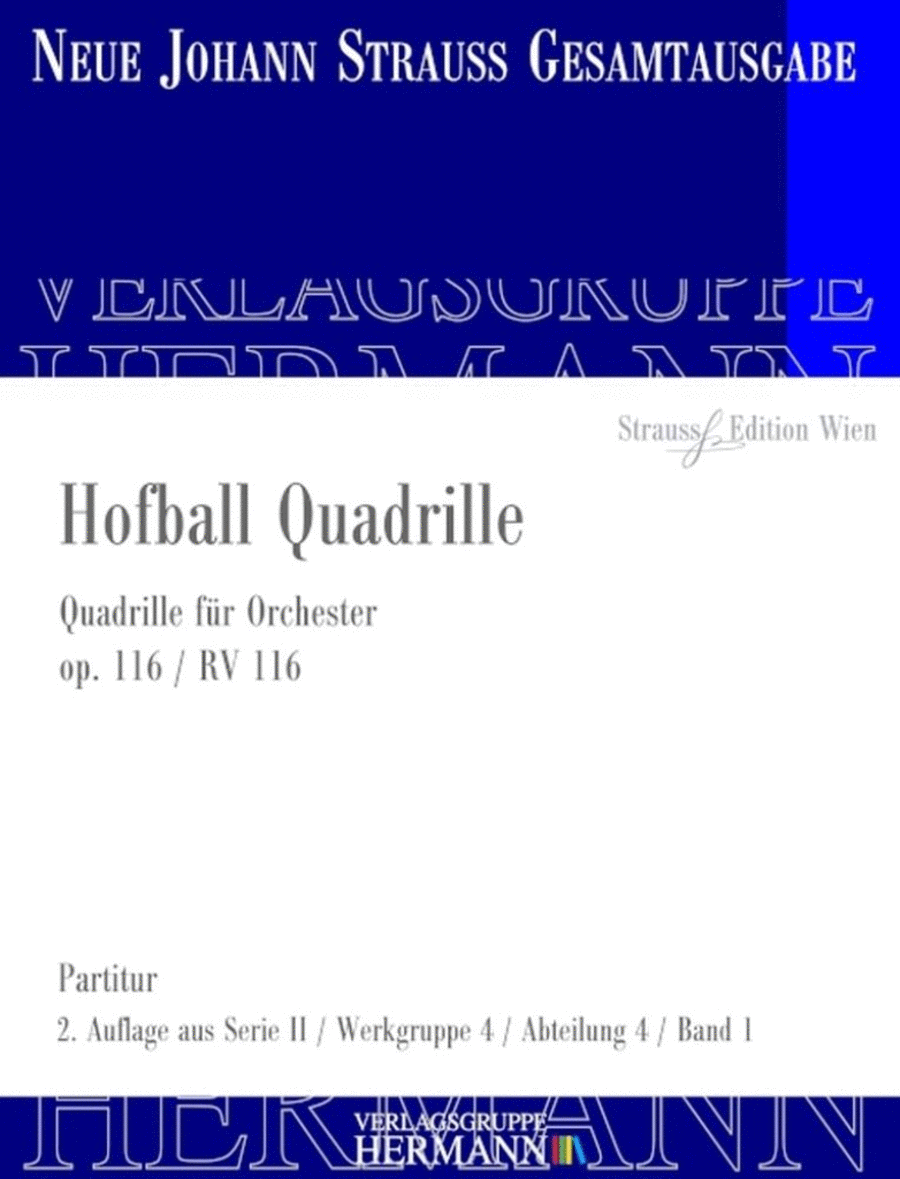 Hofball Quadrille Op. 116 RV 116