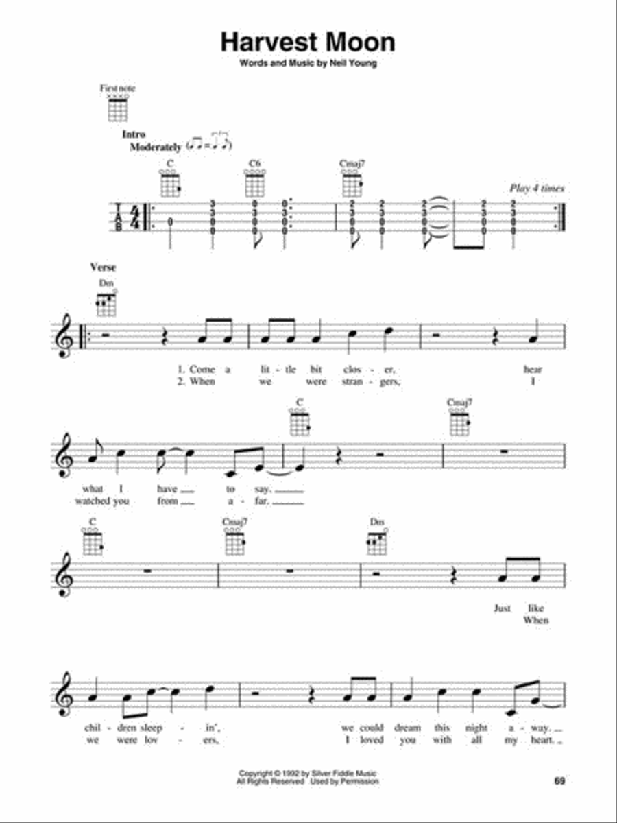 Neil Young – Greatest Hits for Ukulele Ukulele scores gallery preview page 4