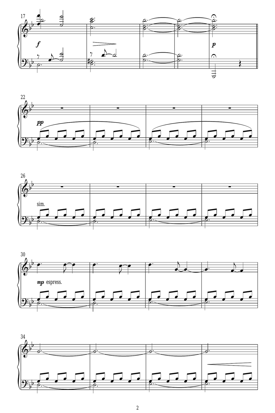 An Ideal Marriage Piano Solo scores gallery preview page 2