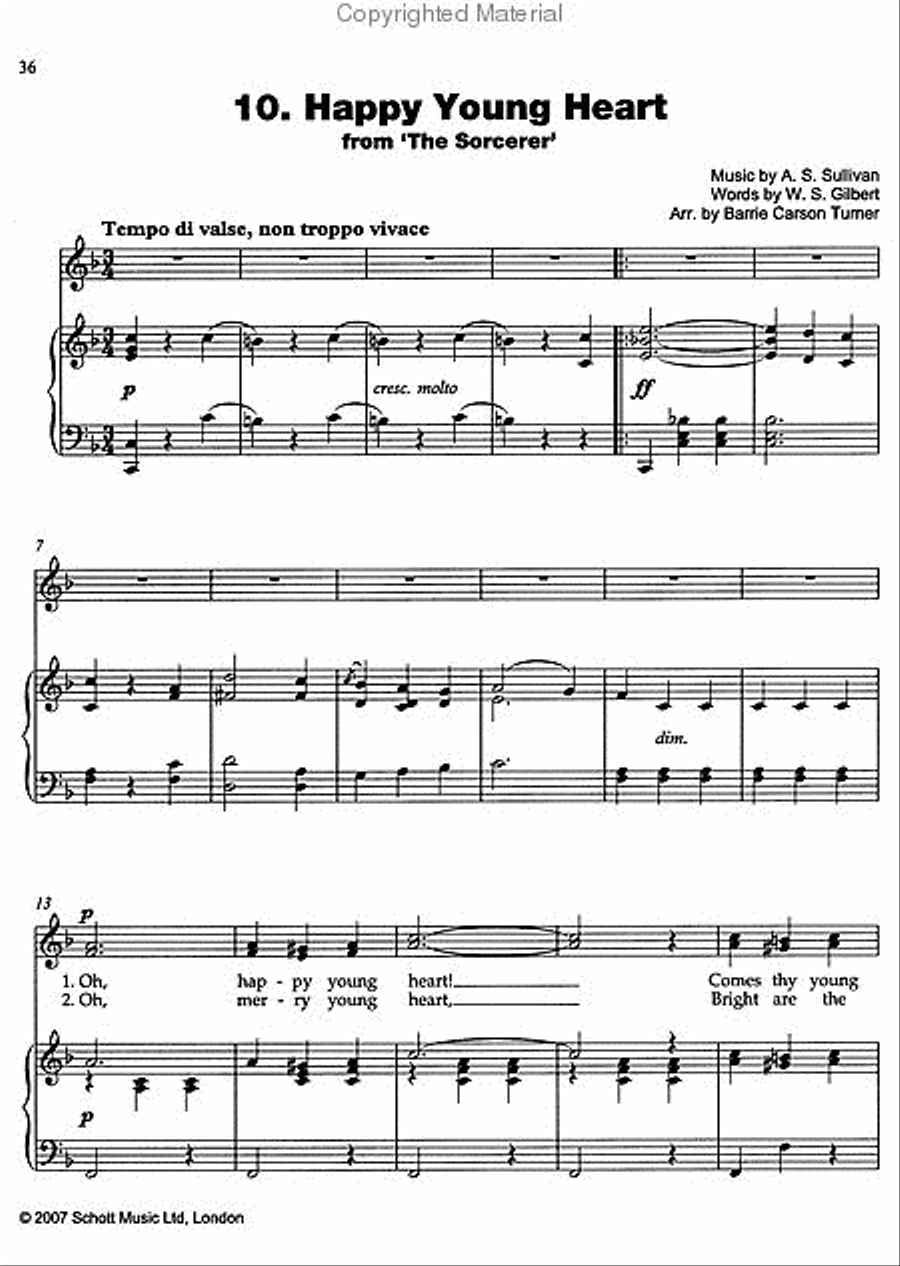 Best of Gilbert and Sullivan Voice scores gallery preview page 5