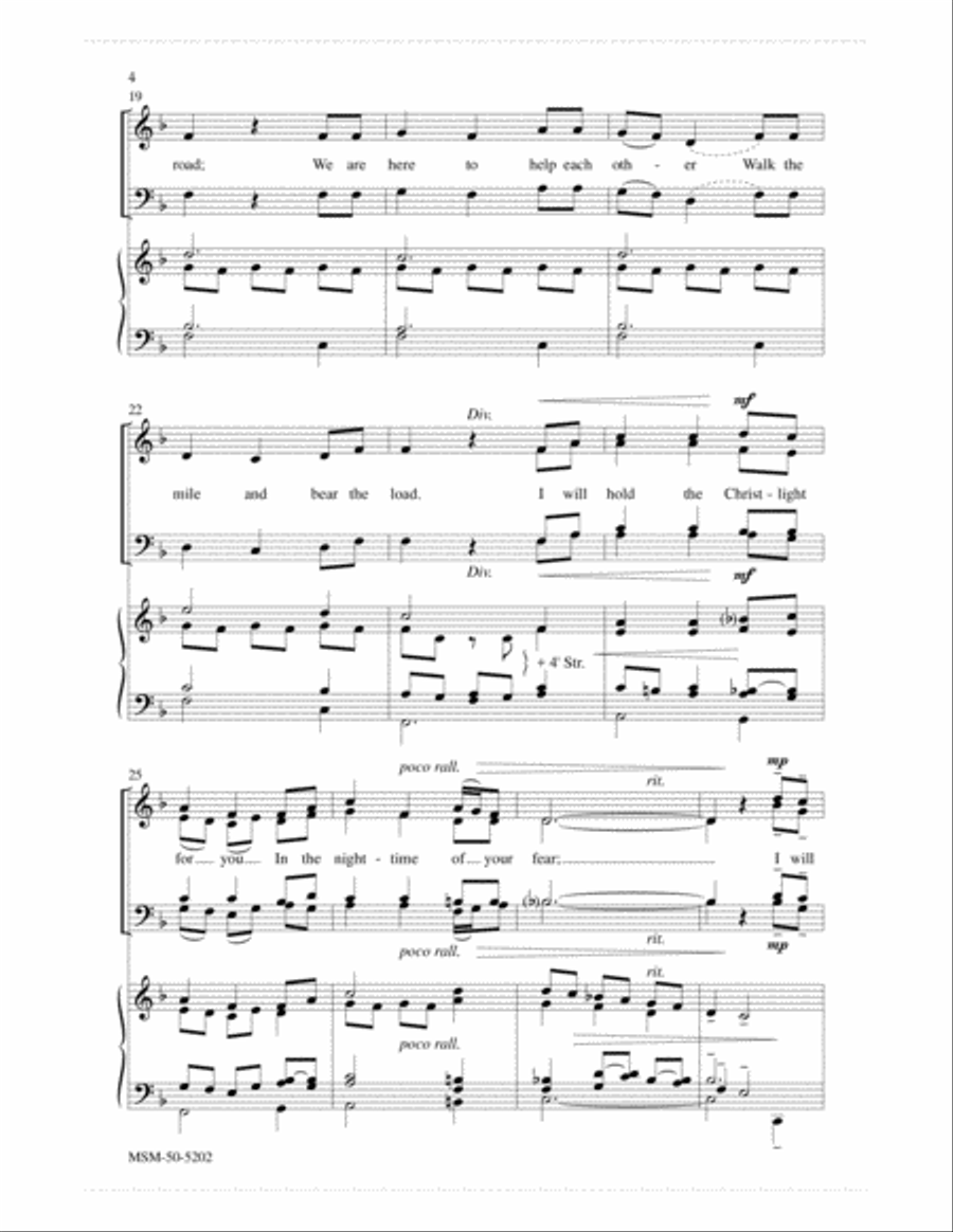 The Servant Song 4-Part scores gallery preview page 4