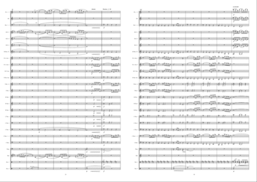 Musical Daens Suite Concert Band scores gallery preview page 9
