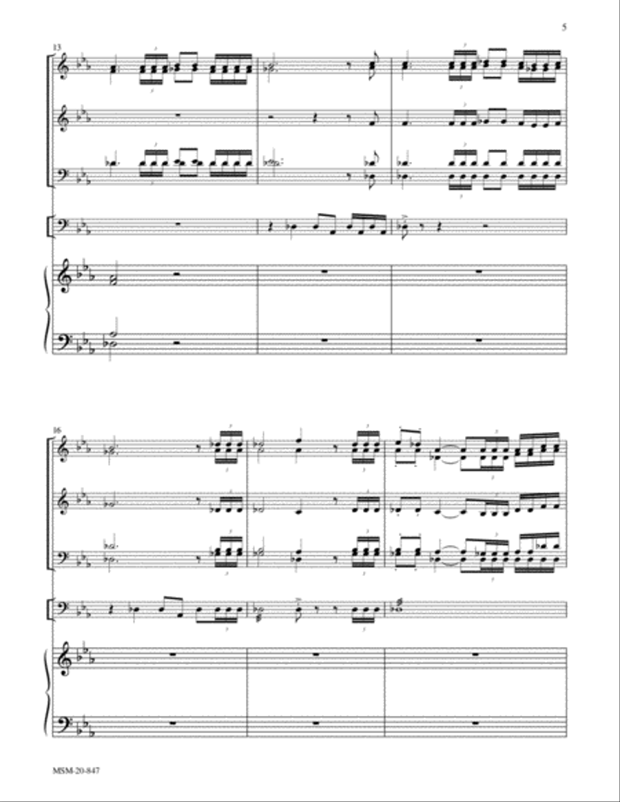 The Church's One Foundation 4-Part scores gallery preview page 3