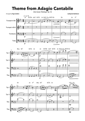 Theme From Adagio Cantabile (from Sonata 'Pathétique' Op.13)
