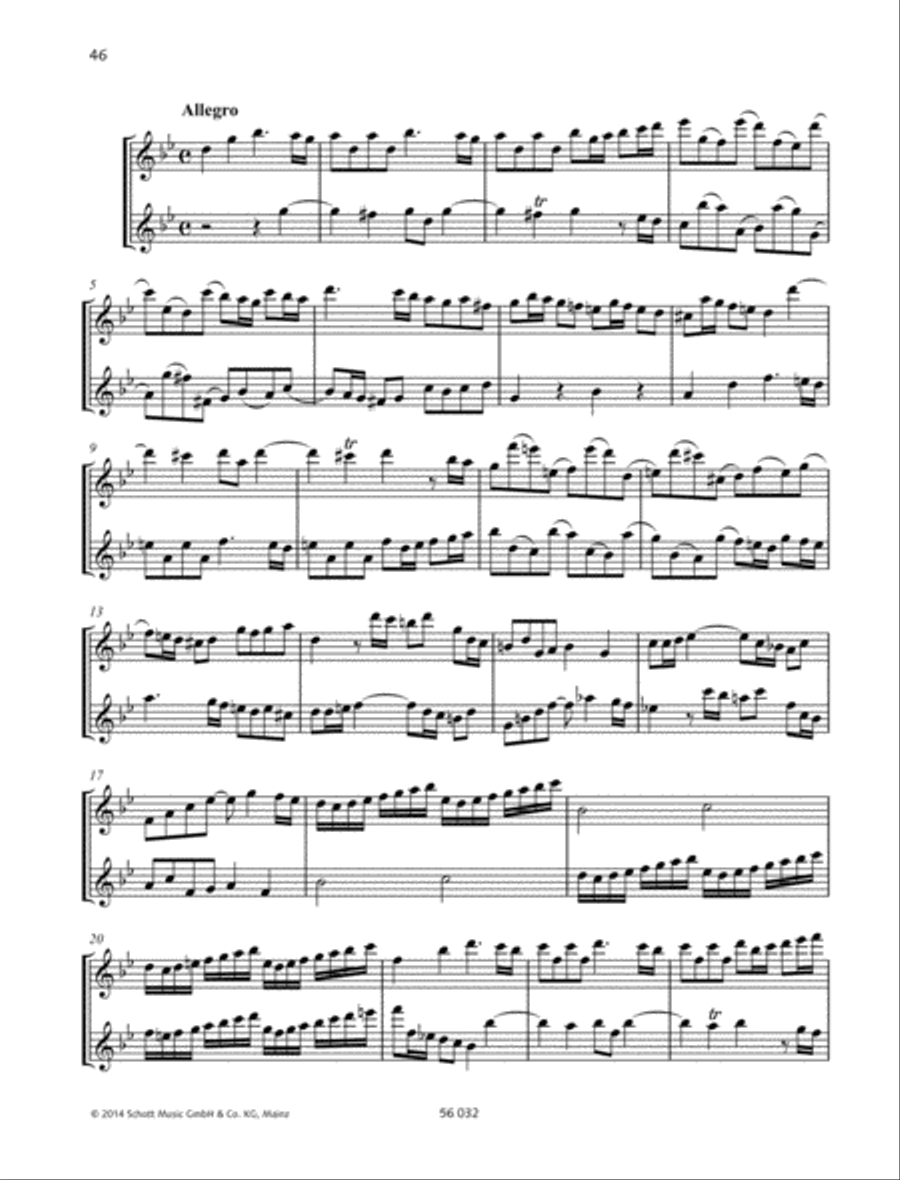 Sonata G minor, TWV 40:104 Alto Recorder scores gallery preview page 3