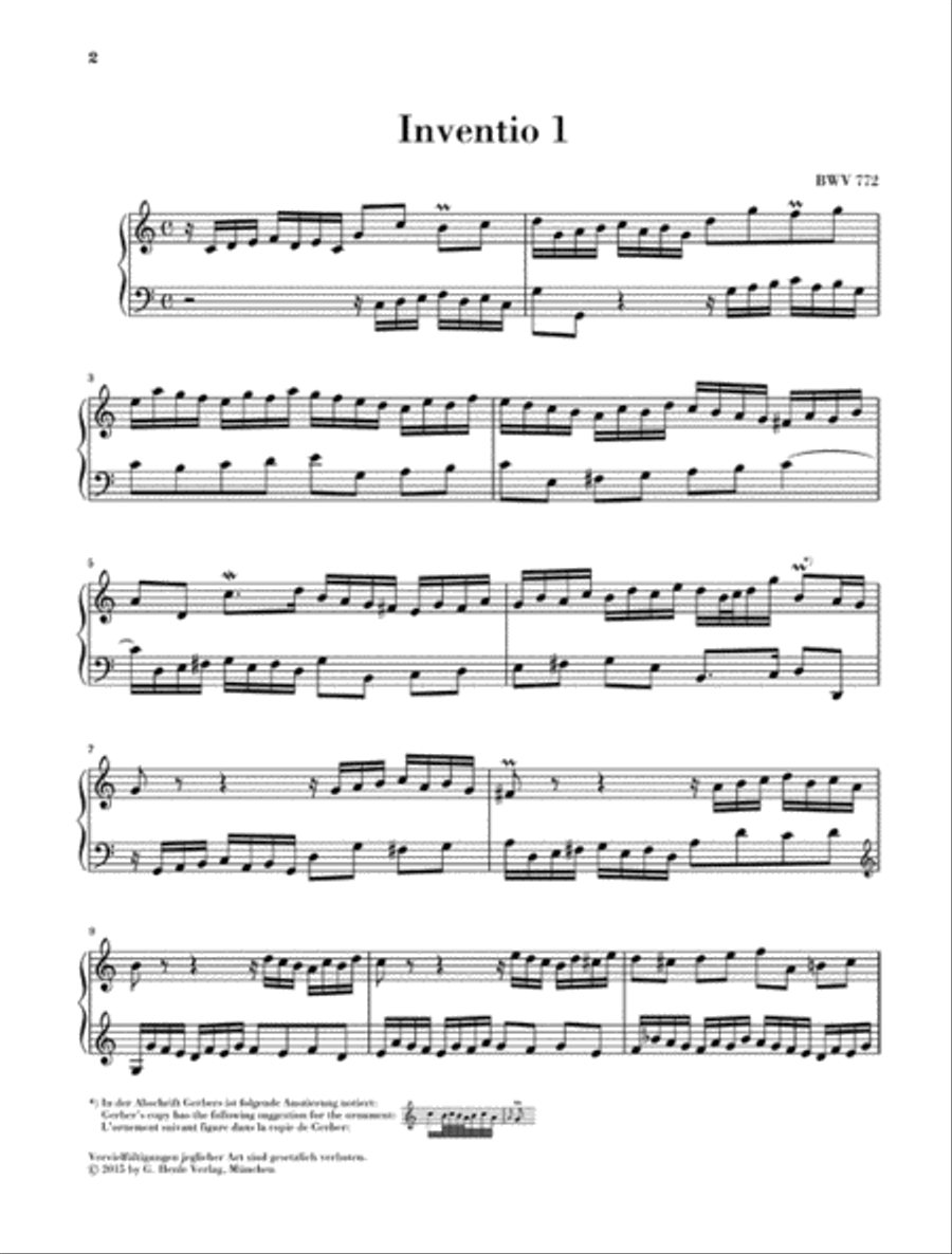 Inventions and Sinfonias Inventions and Sinfonias Piano Solo scores gallery preview page 4