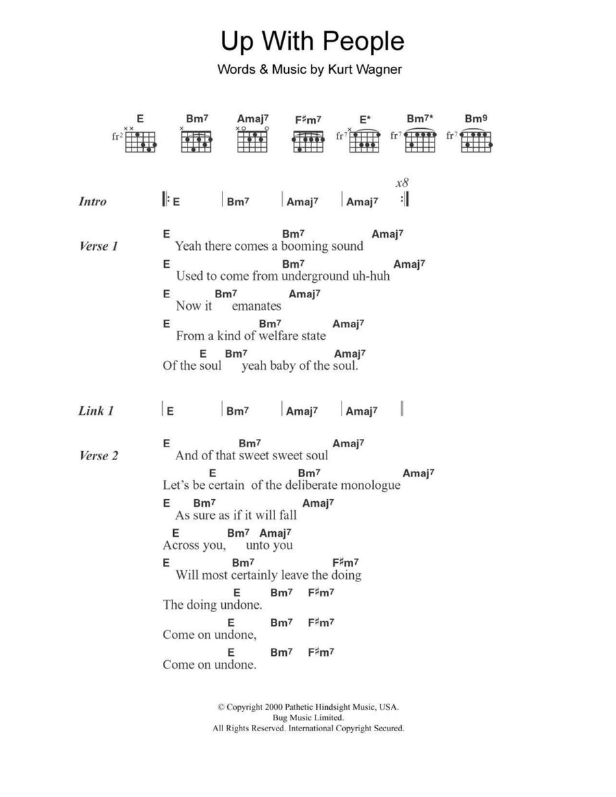 Up With People Electric Guitar scores gallery preview page 1