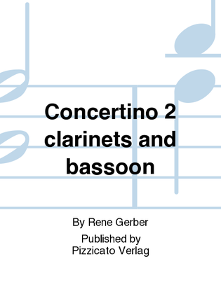 Concertino 2 clarinets and bassoon