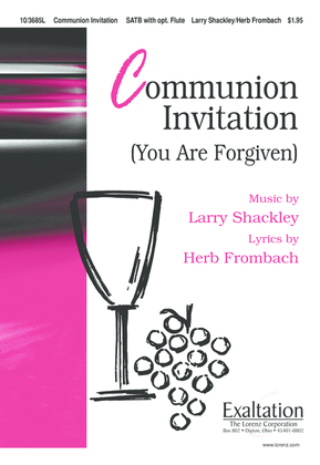 Book cover for Communion Invitation