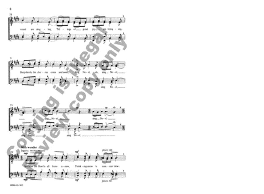 Shepherds, Shake Off Your Drowsy Sleep TTBB scores gallery preview page 3