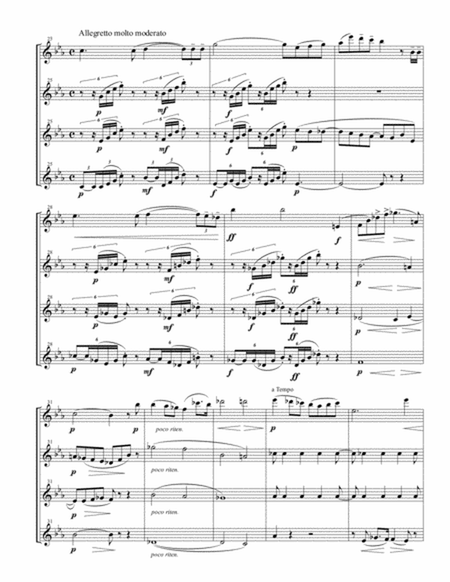Nocturne from "Carmen Suite No. 2" for Flute Quartet image number null