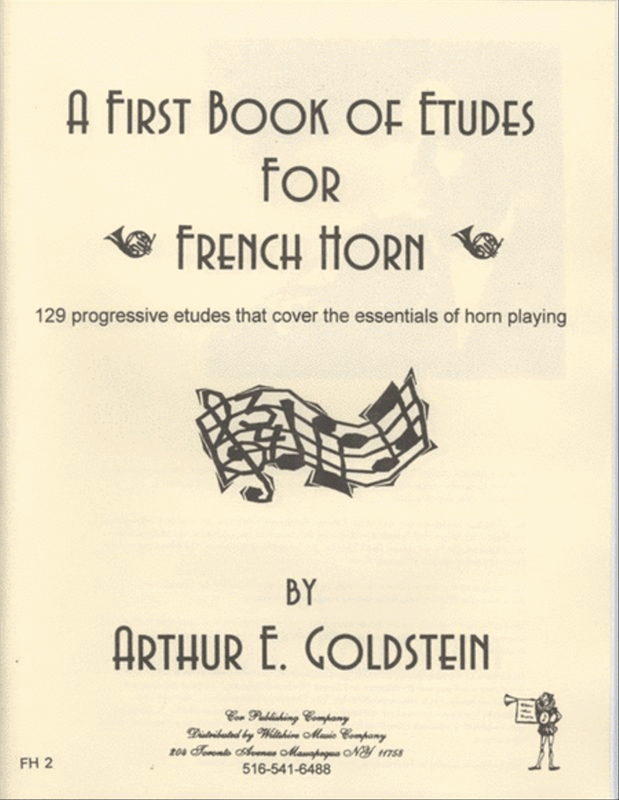 A First Book of Etudes for French Horn Horn scores gallery preview page 1