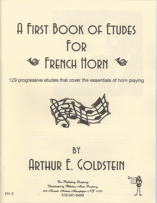 Book cover for A First Book of Etudes for French Horn