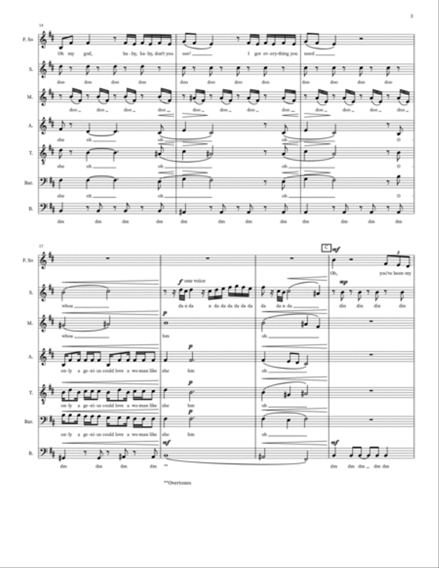 Genius Genius Choir scores gallery preview page 3