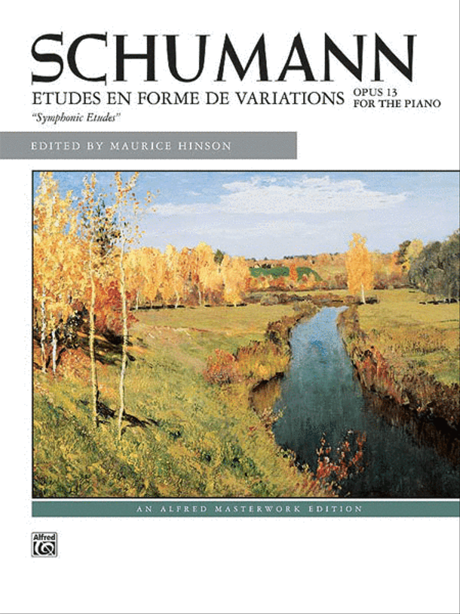 Schumann -- Symphonic Etudes, Op. 13 Piano Method scores gallery preview page 1