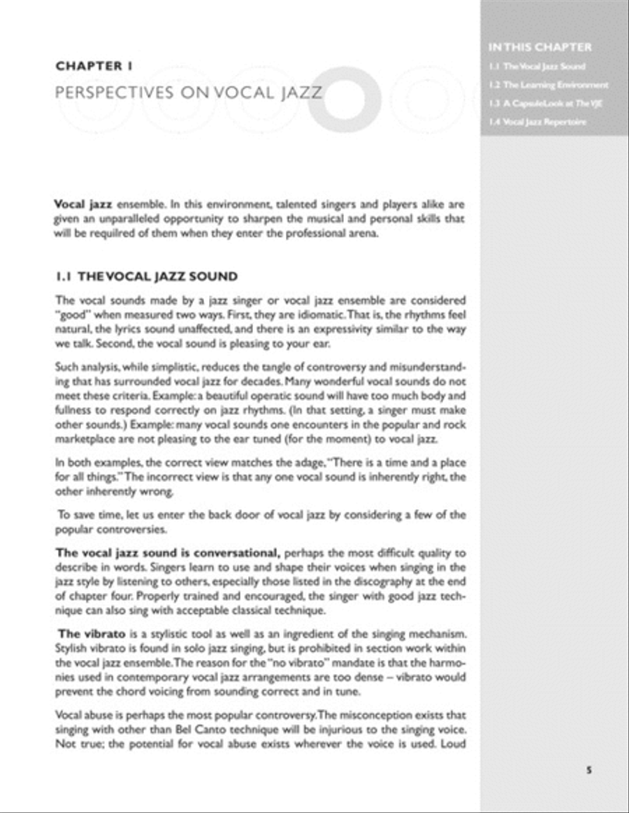 The Vocal Jazz Ensemble The Vocal Jazz Ensemble Choir scores gallery preview page 3