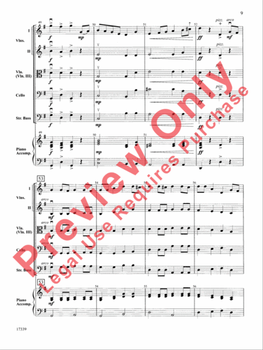 Do-Si-Do String Orchestra scores gallery preview page 10