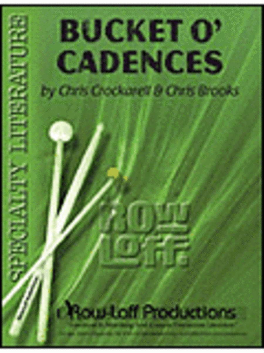 Bucket O' Cadences w/CD Bucket O' Cadences w/CD Percussion Ensemble scores gallery preview page 1