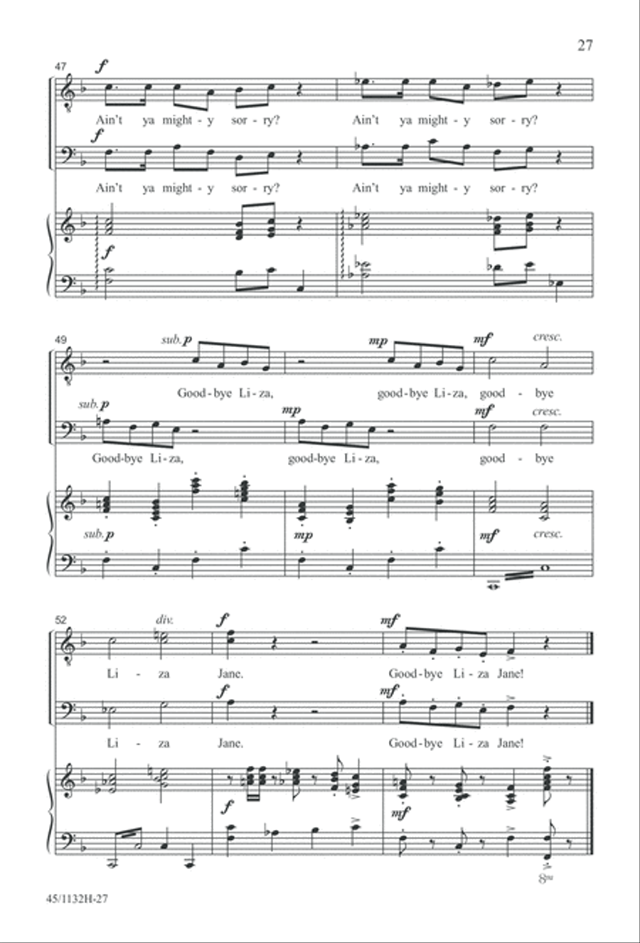 Singable Solutions for TB Choirs TB scores gallery preview page 27