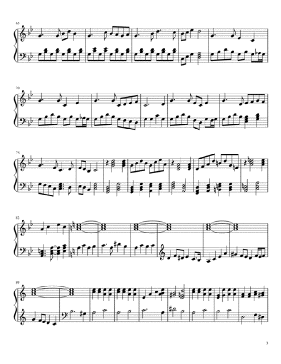 Sonata No. 2 in Em, Op. 2 Piano Solo scores gallery preview page 3