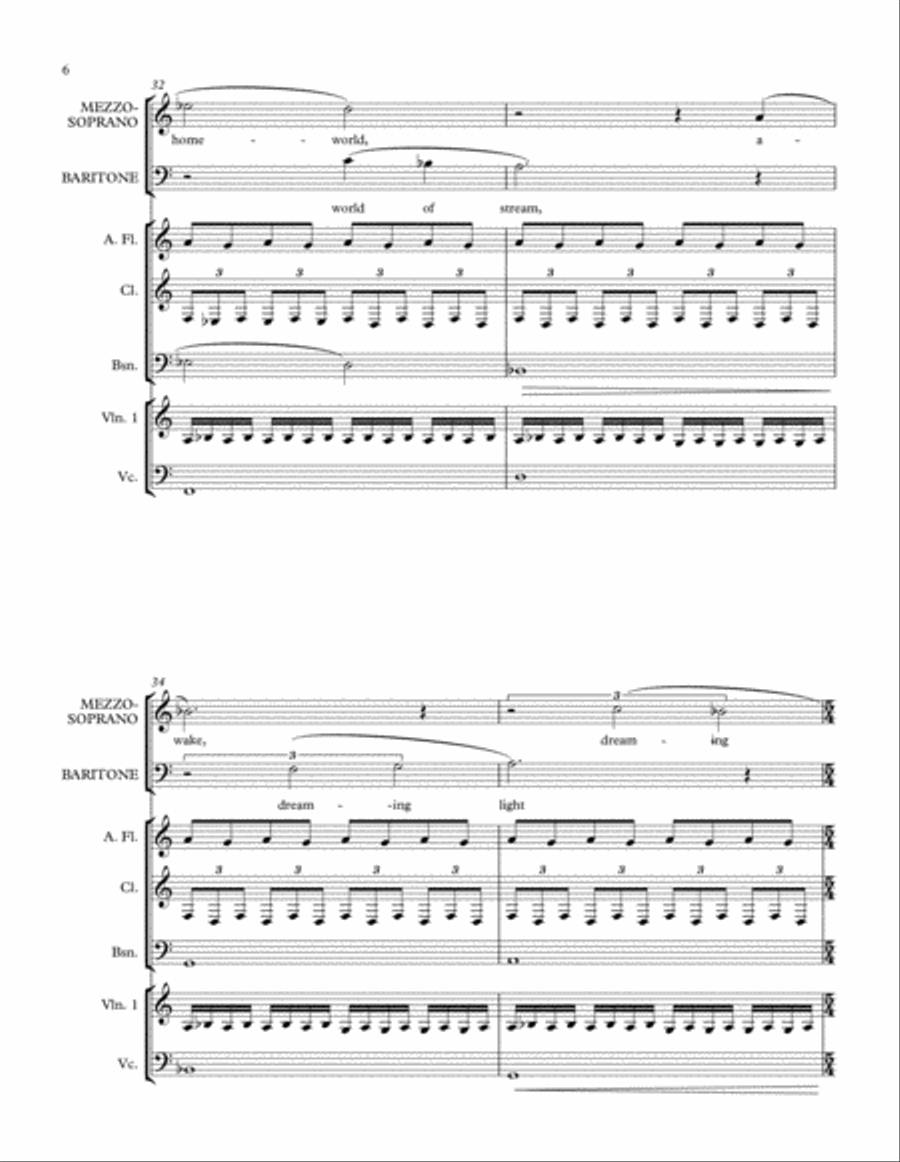 I Come From Water Vocal Duet scores gallery preview page 6