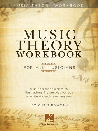 Book cover for Music Theory Workbook
