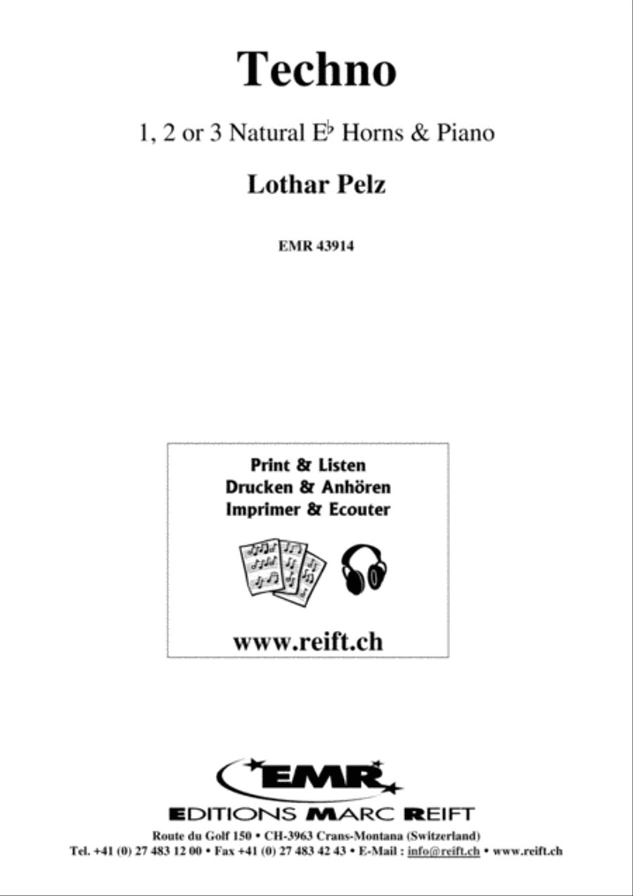 Techno Piano Accompaniment scores gallery preview page 2