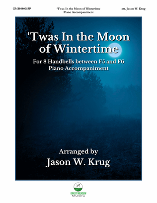'Twas In the Moon of Wintertime – piano accompaniment to 8 bell version