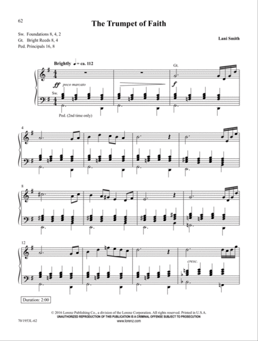 Sound the Trumpet Trumpet scores gallery preview page 21