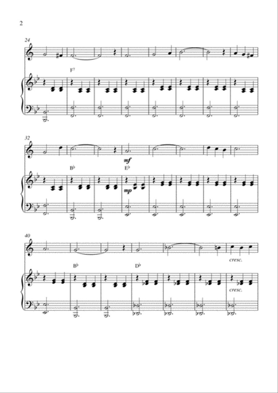 Lara's Theme From Doctor Zhivago Clarinet Solo scores gallery preview page 2