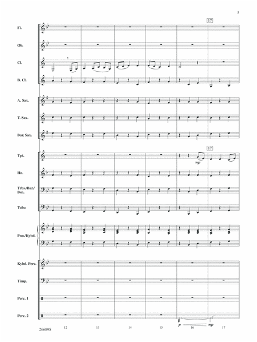 Jupiter (from The Planets): Score Concert Band scores gallery preview page 5