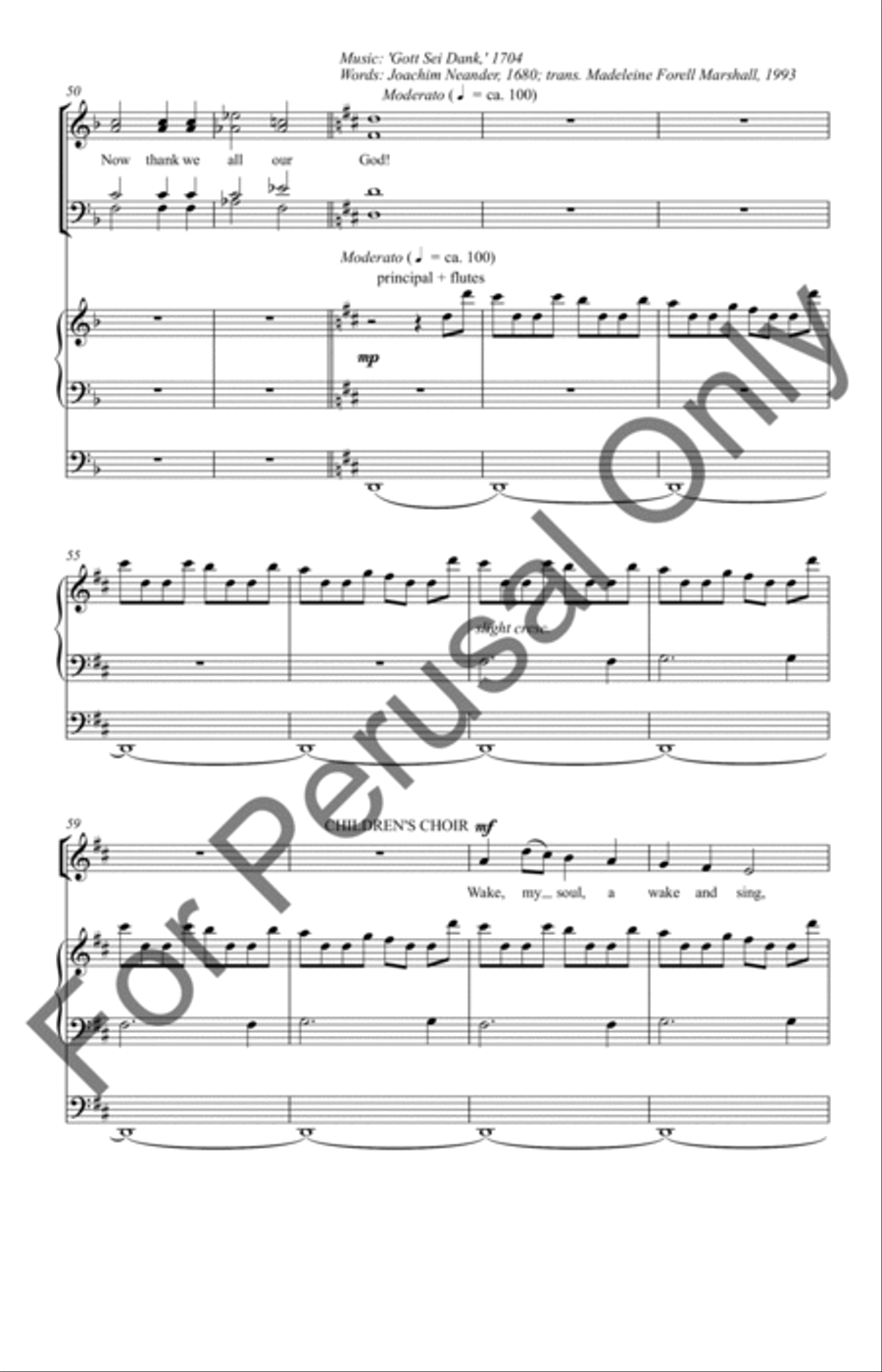 A Festive Thanks 4-Part scores gallery preview page 6