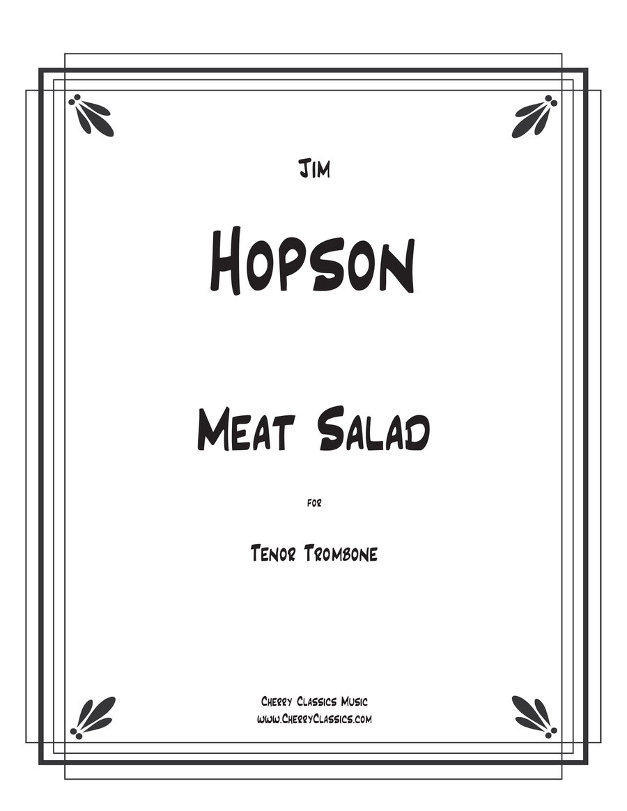 Meat Salad for Solo Tenor Trombone Trombone Solo scores gallery preview page 1