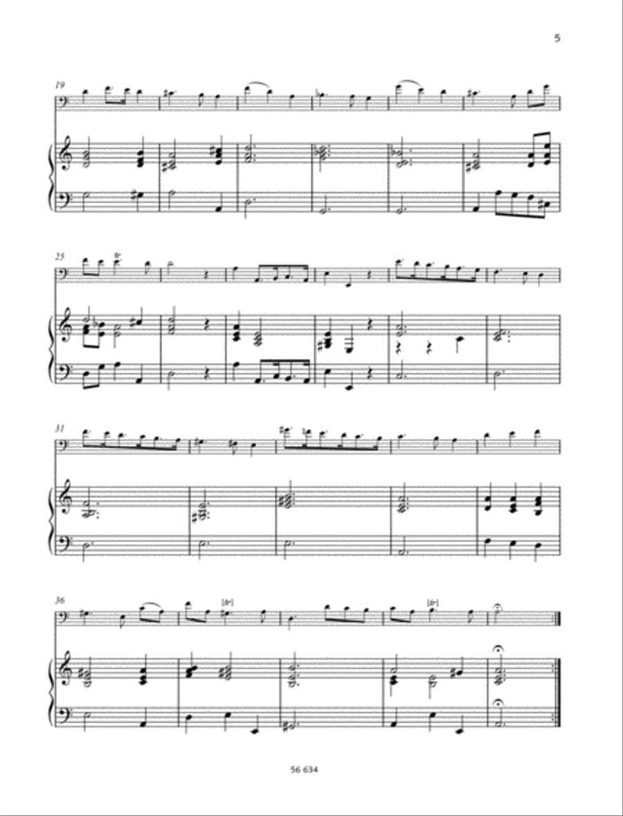 Sonata A minor Piano Accompaniment scores gallery preview page 2