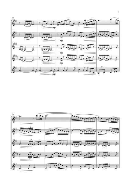 Shenandoah - for Clarinet Quartet image number null