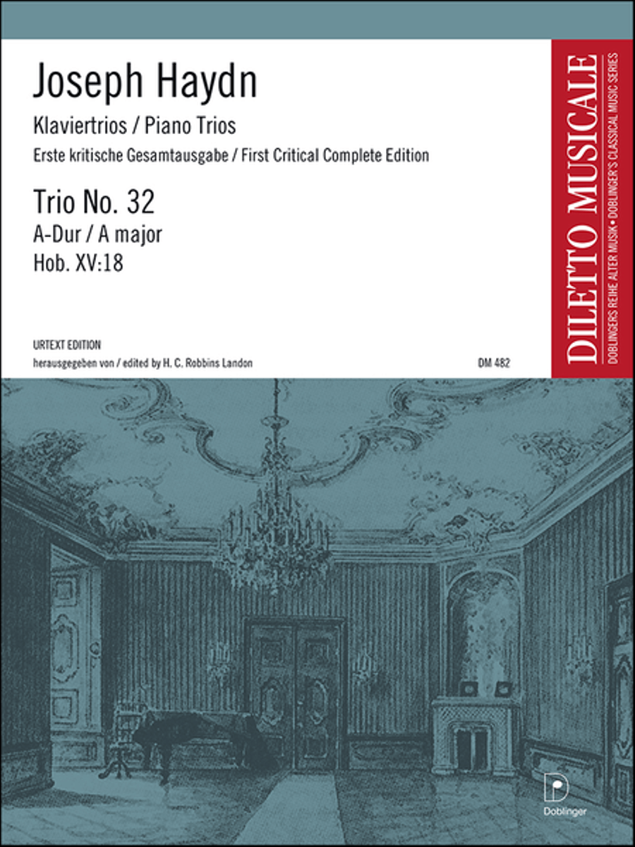 Klaviertrio Nr. 32 A-Dur Piano Trio scores gallery preview page 1
