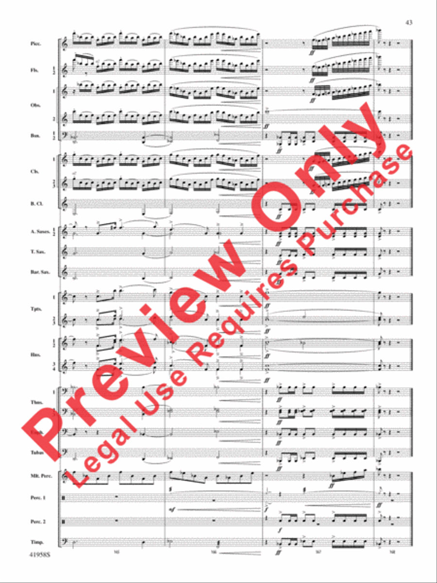God's Country Concert Band scores gallery preview page 63