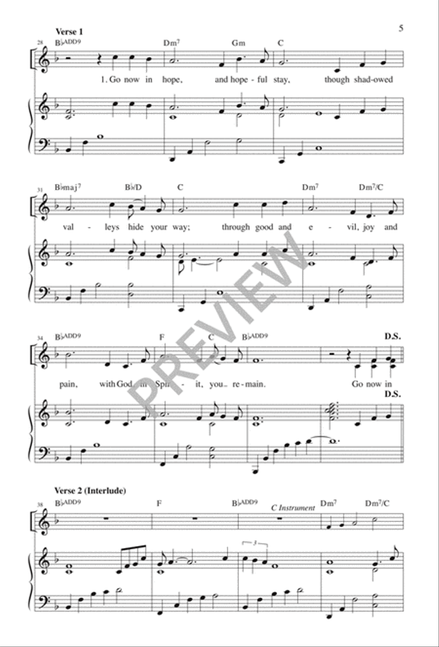 Go Now in Peace Go Now in Peace 3-Part scores gallery preview page 5