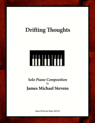 Book cover for Drifting Thoughts (Reflective Piano)