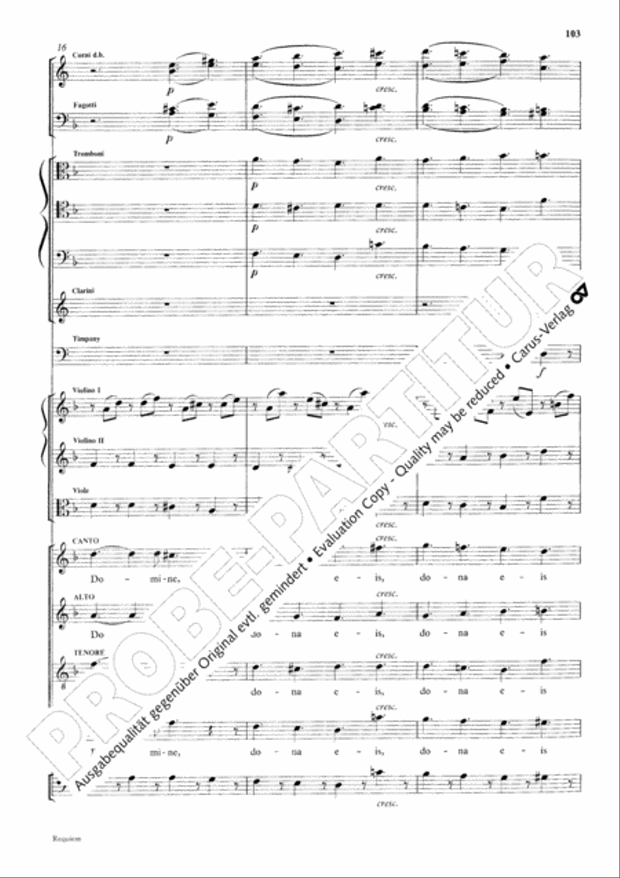 Requiem Requiem 4-Part scores gallery preview page 110