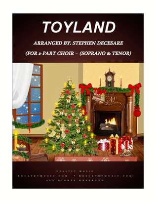 Toyland (for 2-part choir - (Soprano and Tenor)