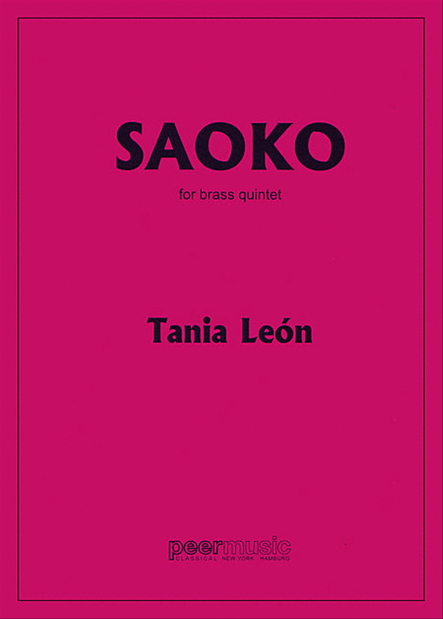 Saoko Saoko Chamber Music scores gallery preview page 1