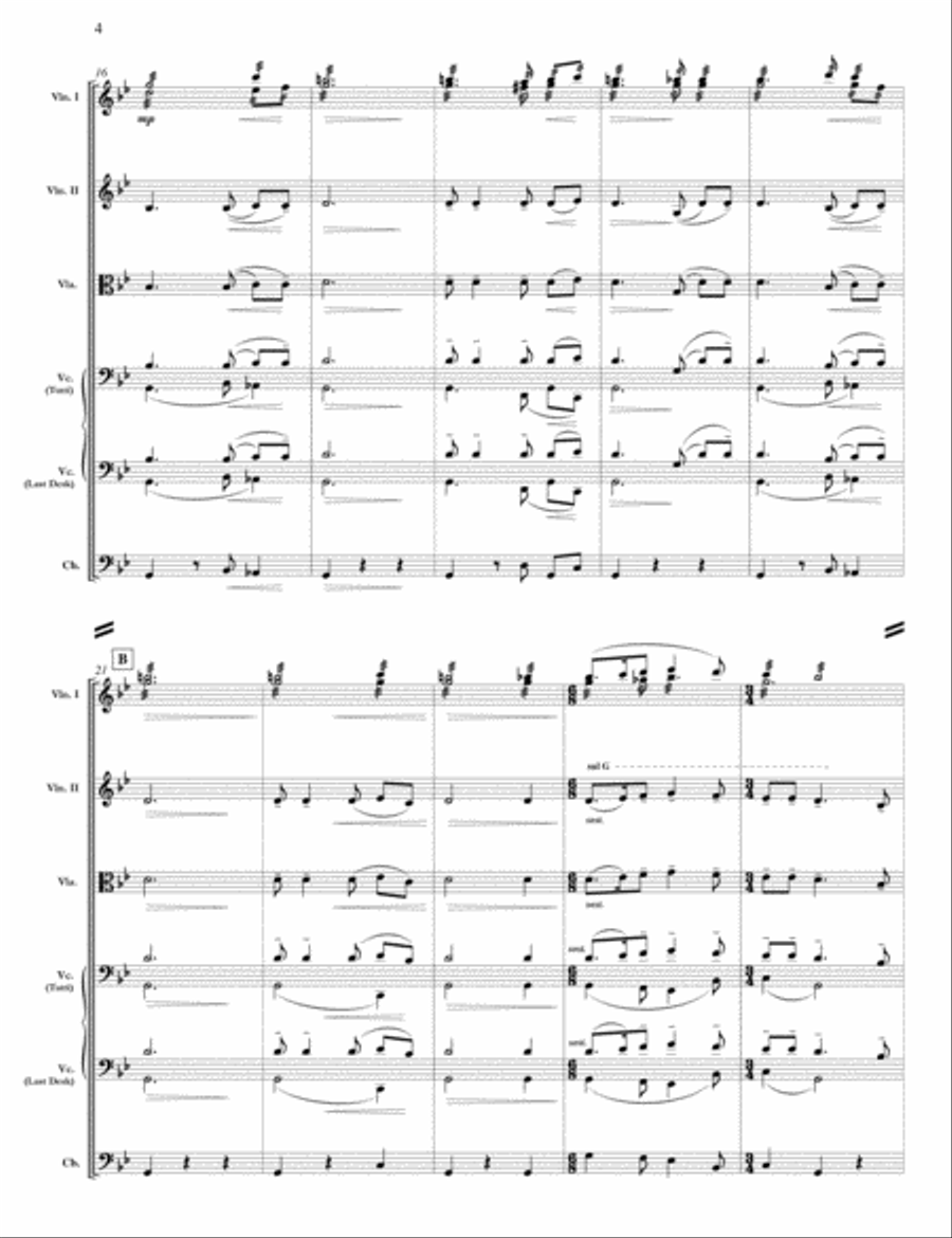 Fantasia on a Theme by Thomas Tallis (double string orch) Orchestra scores gallery preview page 5