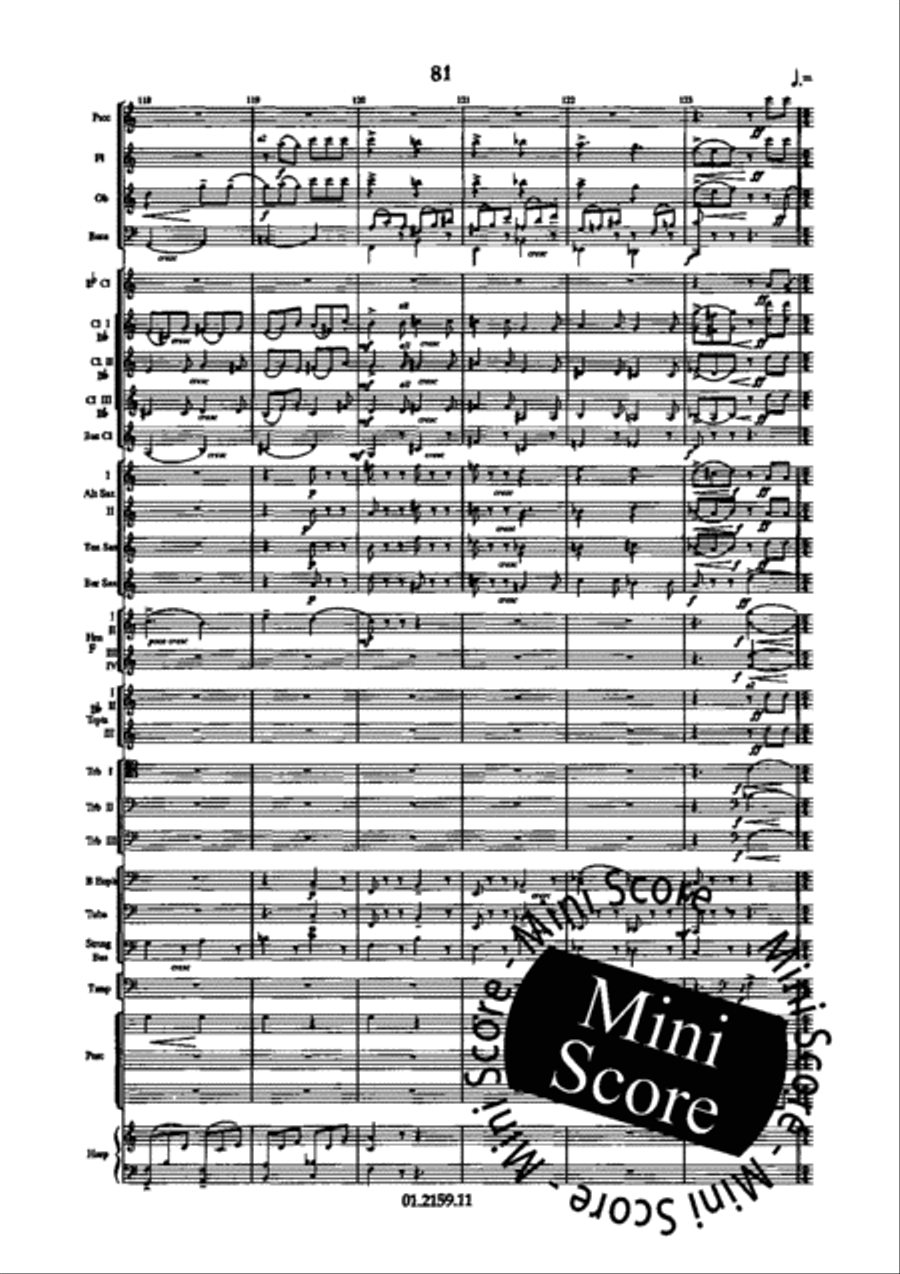 Dance Suite Concert Band scores gallery preview page 89