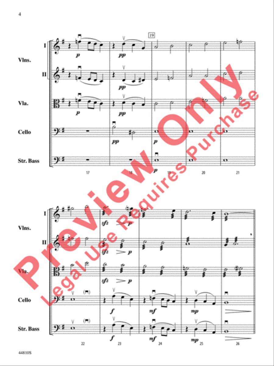Hidden Dimensions String Orchestra scores gallery preview page 28