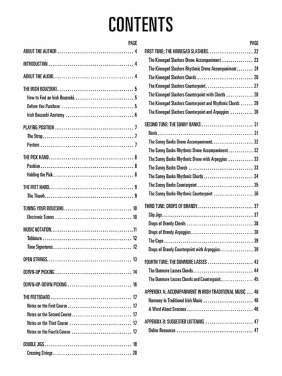 Hal Leonard Irish Bouzouki Method Guitar Tablature scores gallery preview page 5