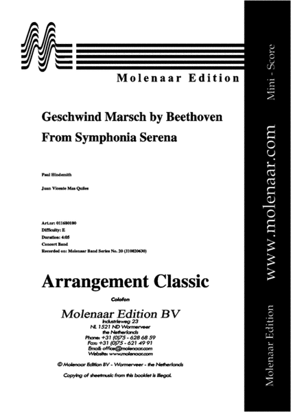 Geschwind Marsch by Beethoven image number null