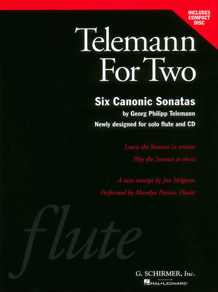 Telemann for Two Flute Solo scores gallery preview page 1